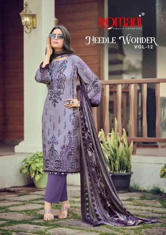 Romani Needle Wonder Vol-12 Latest wholesale salwar kameez designs