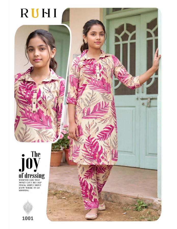 RUHI KIDS  WHOLESALE KURTI 2 PCS 