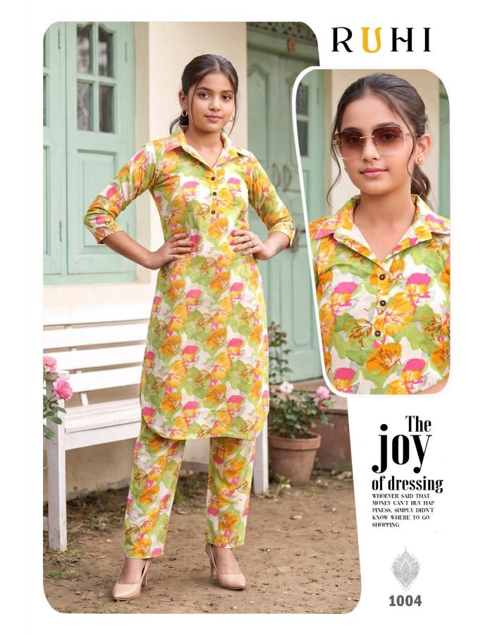 RUHI KIDS  WHOLESALE KURTI 2 PCS 