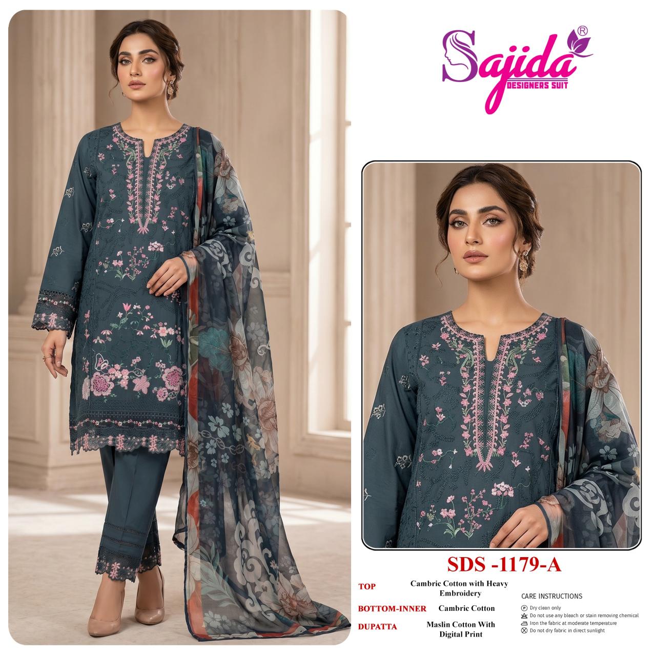 SAJIDA D 1179 Salwar kameez wholesale suppliers in Hyderabad
