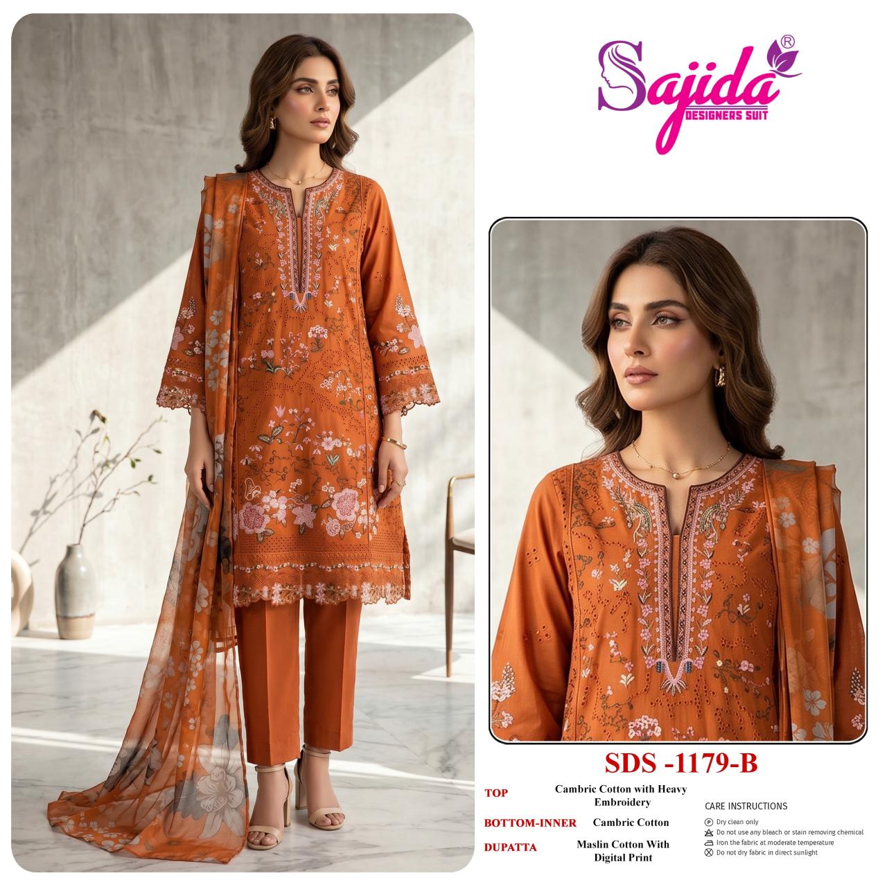 SAJIDA D 1179 Salwar kameez wholesale suppliers in Hyderabad