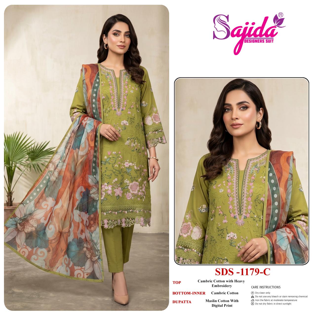 SAJIDA D 1179 Salwar kameez wholesale suppliers in Hyderabad