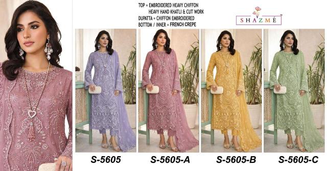 SHAZME S 5605 Mumbai Bazaar for salwar Kameez