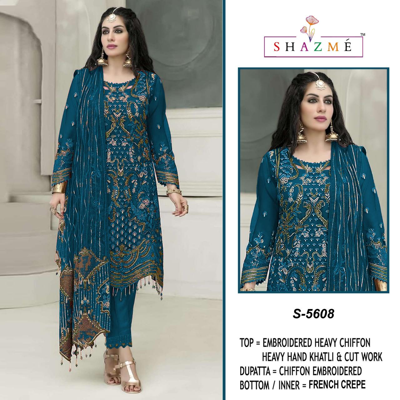 SHAZME S 5608 Salwar Kameez manufacturers in Mumbai