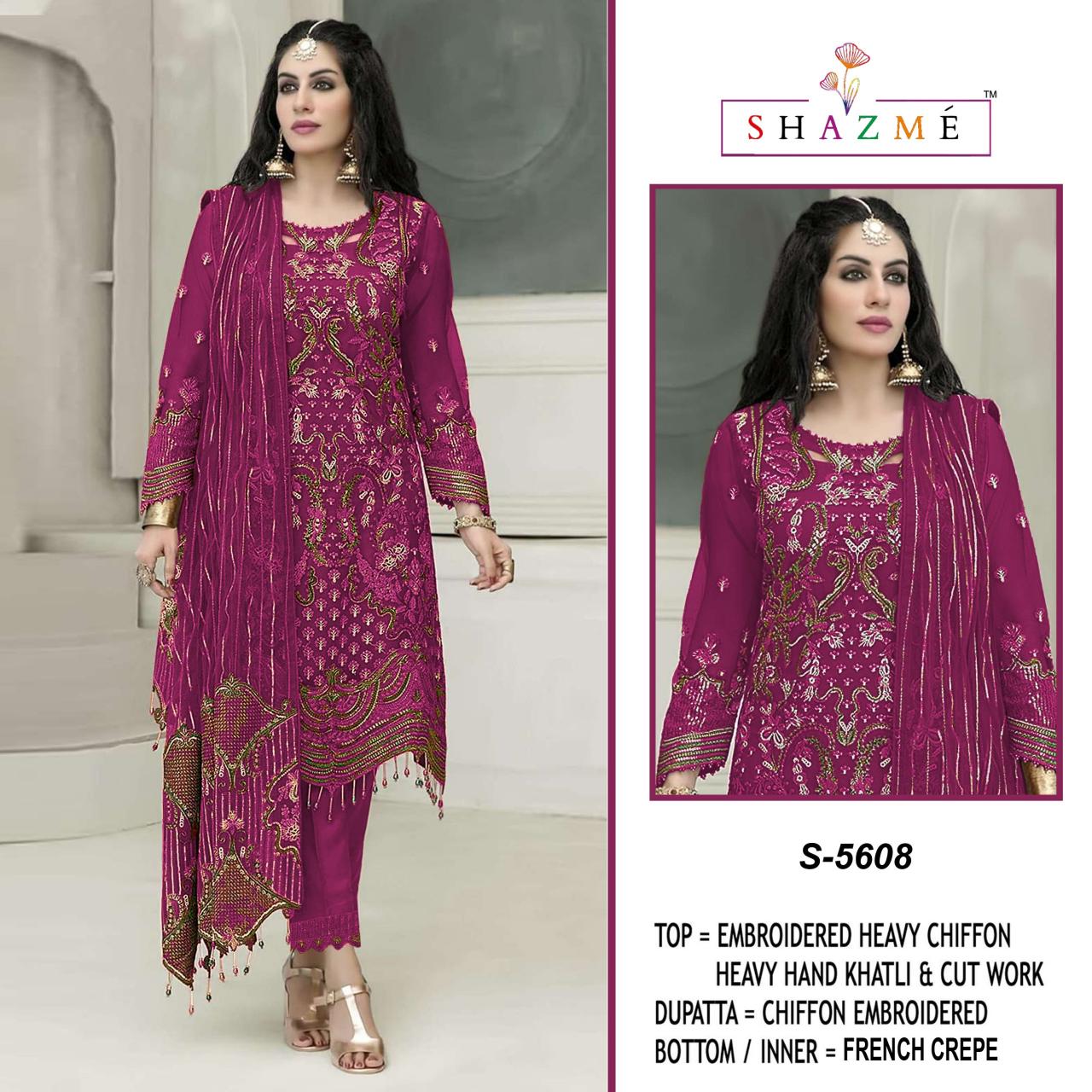 SHAZME S 5608 Salwar Kameez manufacturers in Mumbai