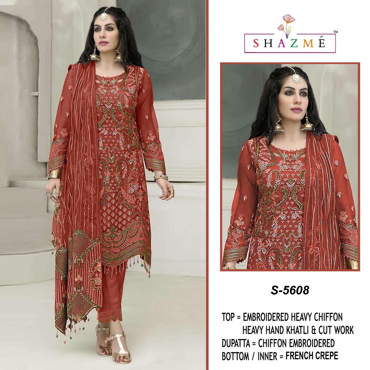 SHAZME S 5608 Salwar Kameez manufacturers in Mumbai