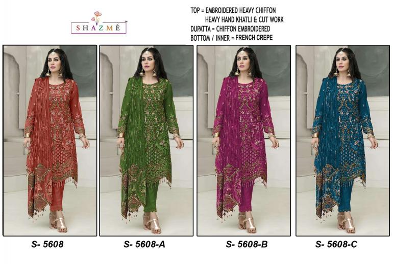 SHAZME S 5608 Salwar Kameez manufacturers in Mumbai