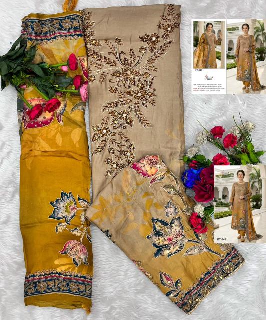 shree fab KT - 349 Latest salwar Kameez designs for retailers in Hyderabad