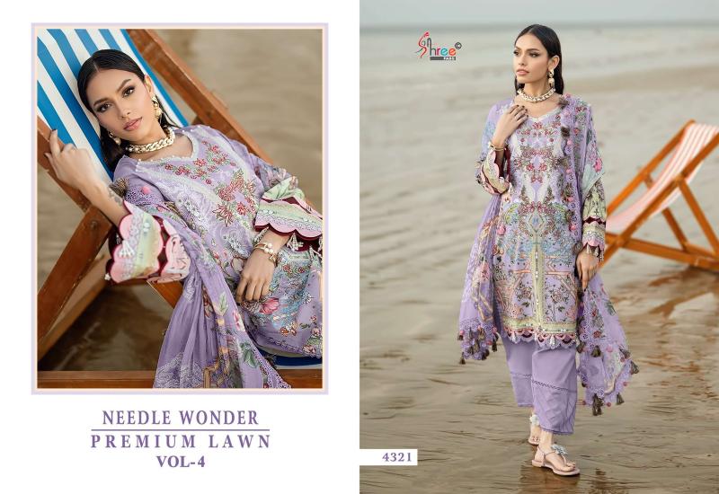 Shree Fab Needle Wonder Lawn Vol-4 Wholesale salwar suits online