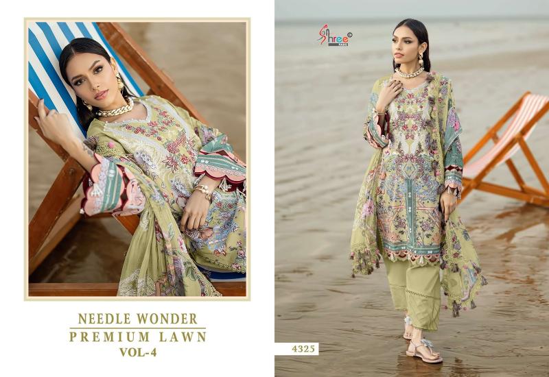 Shree Fab Needle Wonder Lawn Vol-4 Wholesale salwar suits online
