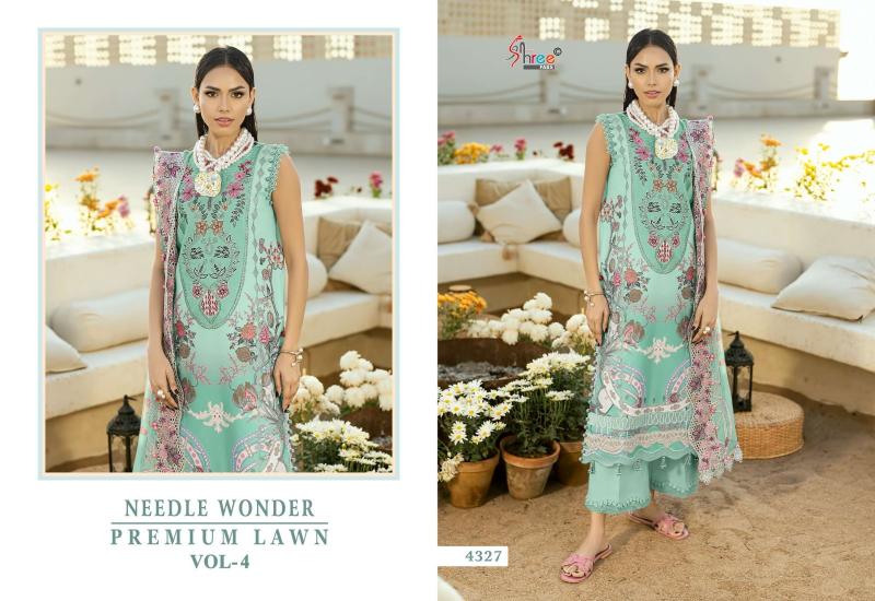 Shree Fab Needle Wonder Lawn Vol-4 Wholesale salwar suits online