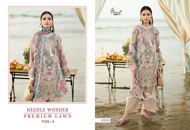 Shree Fab Needle Wonder Lawn Vol-4 Wholesale salwar suits online