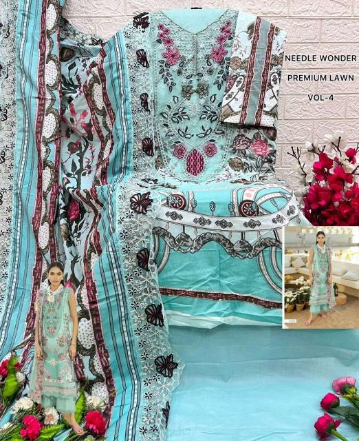 Shree Fab Needle Wonder Lawn Vol-4 Wholesale salwar suits online