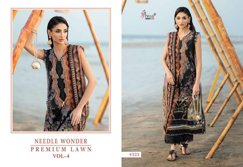 Shree Fab Needle Wonder Lawn Vol-4 Wholesale salwar suits online
