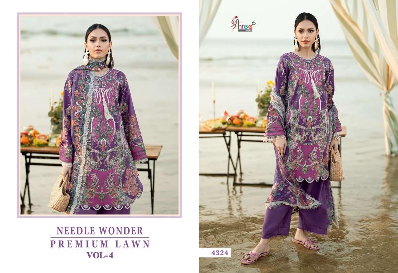 Shree Fab Needle Wonder Lawn Vol-4 Wholesale salwar suits online