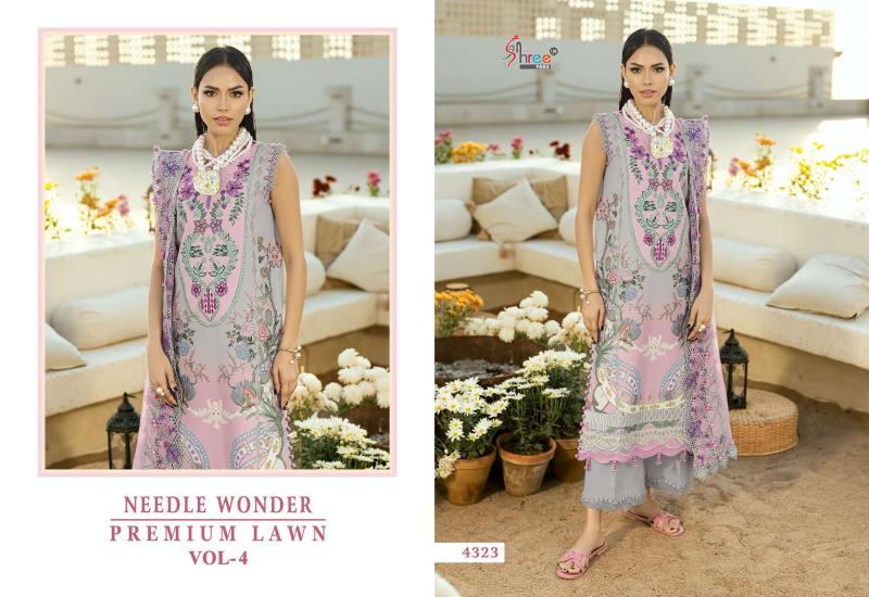 Shree Fab Needle Wonder Lawn Vol-4 Wholesale salwar suits online