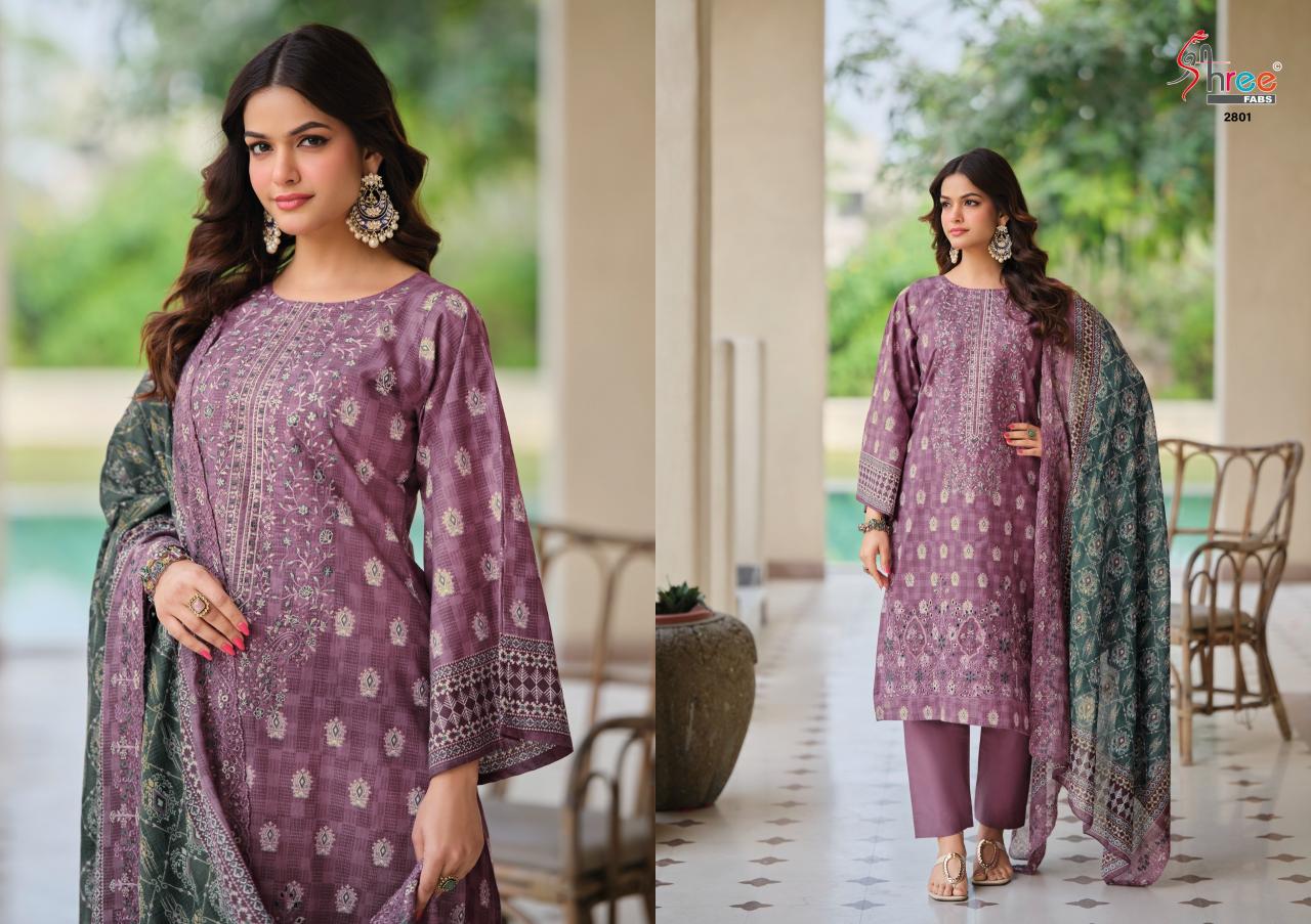 SHREE FABS BIN SAEED LAWN COLLECTION VOL-28 indian wholesale salwar kameez