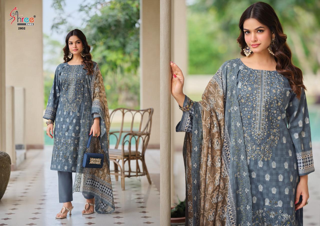 SHREE FABS BIN SAEED LAWN COLLECTION VOL-28 indian wholesale salwar kameez