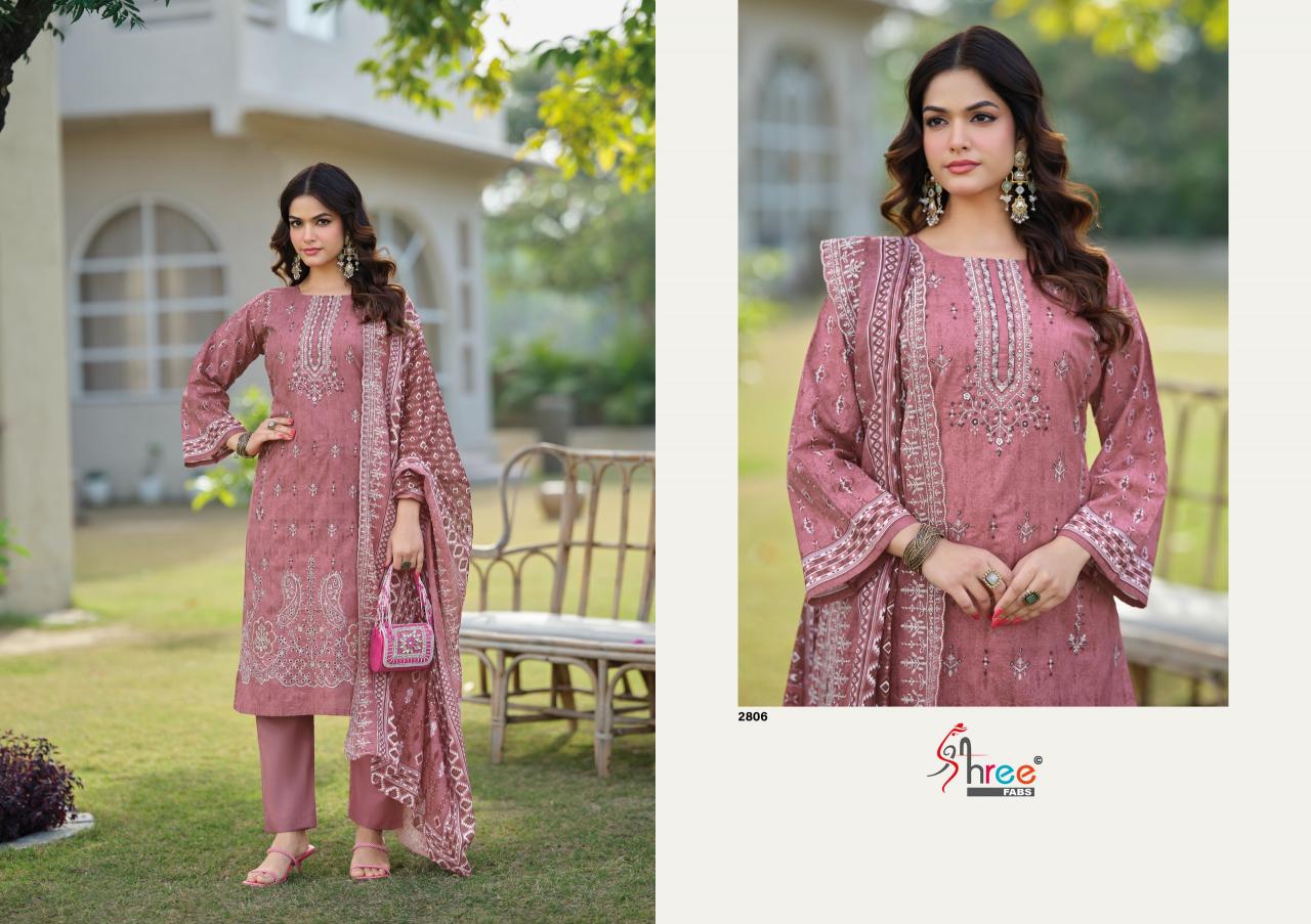 SHREE FABS BIN SAEED LAWN COLLECTION VOL-28 indian wholesale salwar kameez
