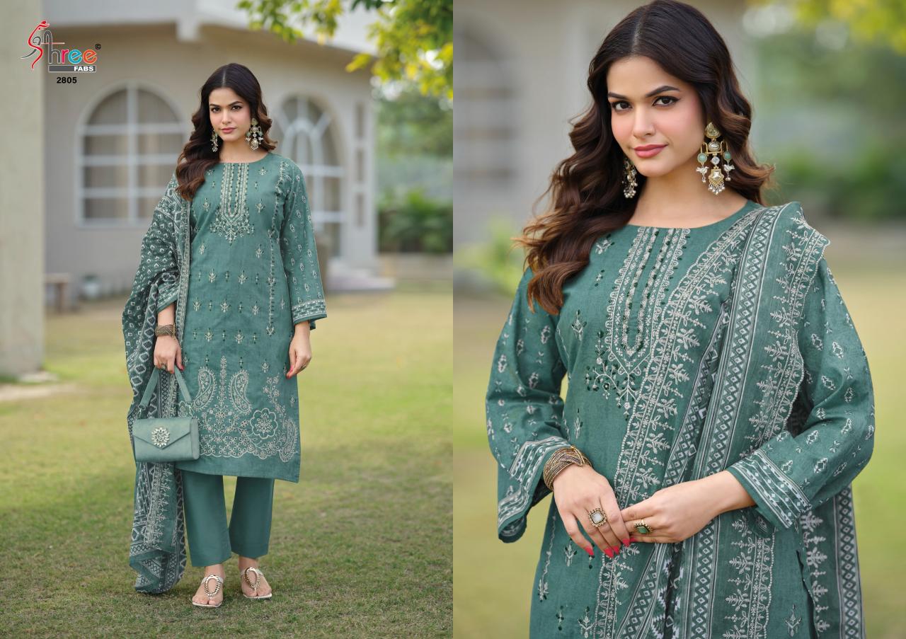 SHREE FABS BIN SAEED LAWN COLLECTION VOL-28 indian wholesale salwar kameez