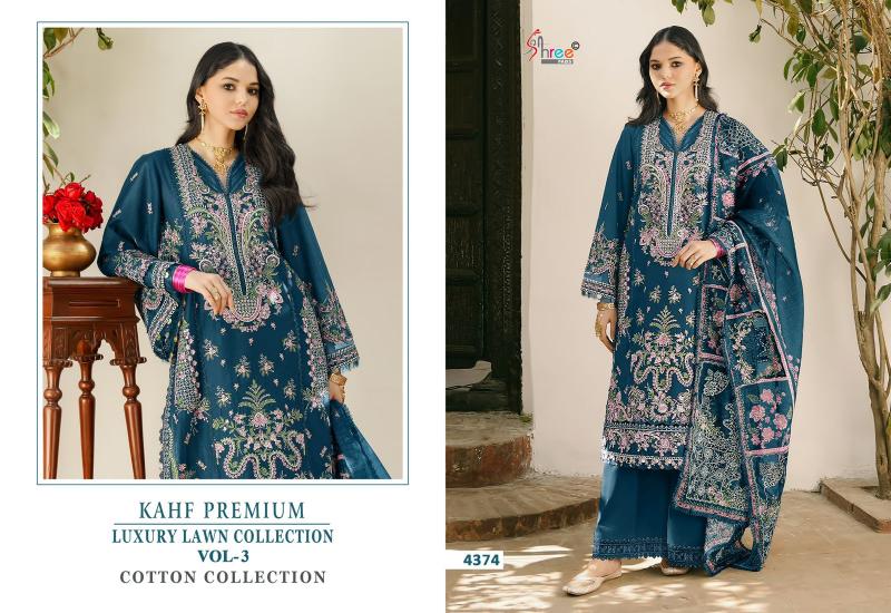 Shree fabs KAHF PREMIUM LUXURY LAWN COLLECTION VOL-3 Wholesale salwar kameez suppliers in Gujarat