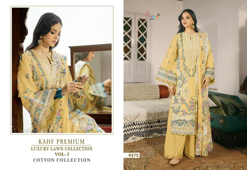 Shree fabs KAHF PREMIUM LUXURY LAWN COLLECTION VOL-3 Wholesale salwar kameez suppliers in Gujarat
