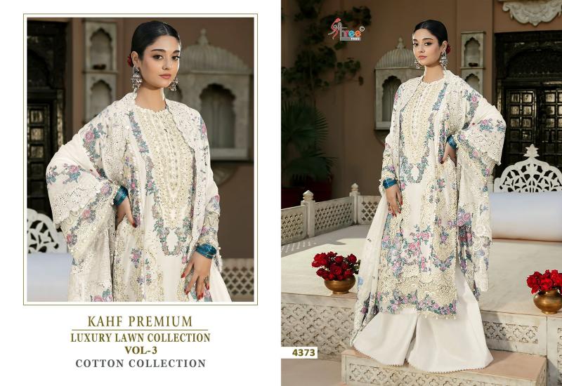 Shree fabs KAHF PREMIUM LUXURY LAWN COLLECTION VOL-3 Wholesale salwar kameez suppliers in Gujarat