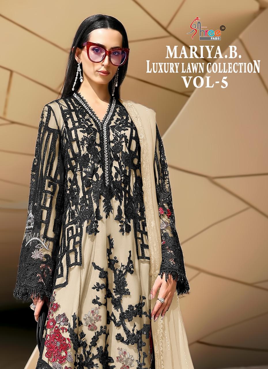 Shree fabs MARIYA.B.LUXURY LAWN COLLECTION VOL-5 Wholesale salwar kameez manufacturers in India