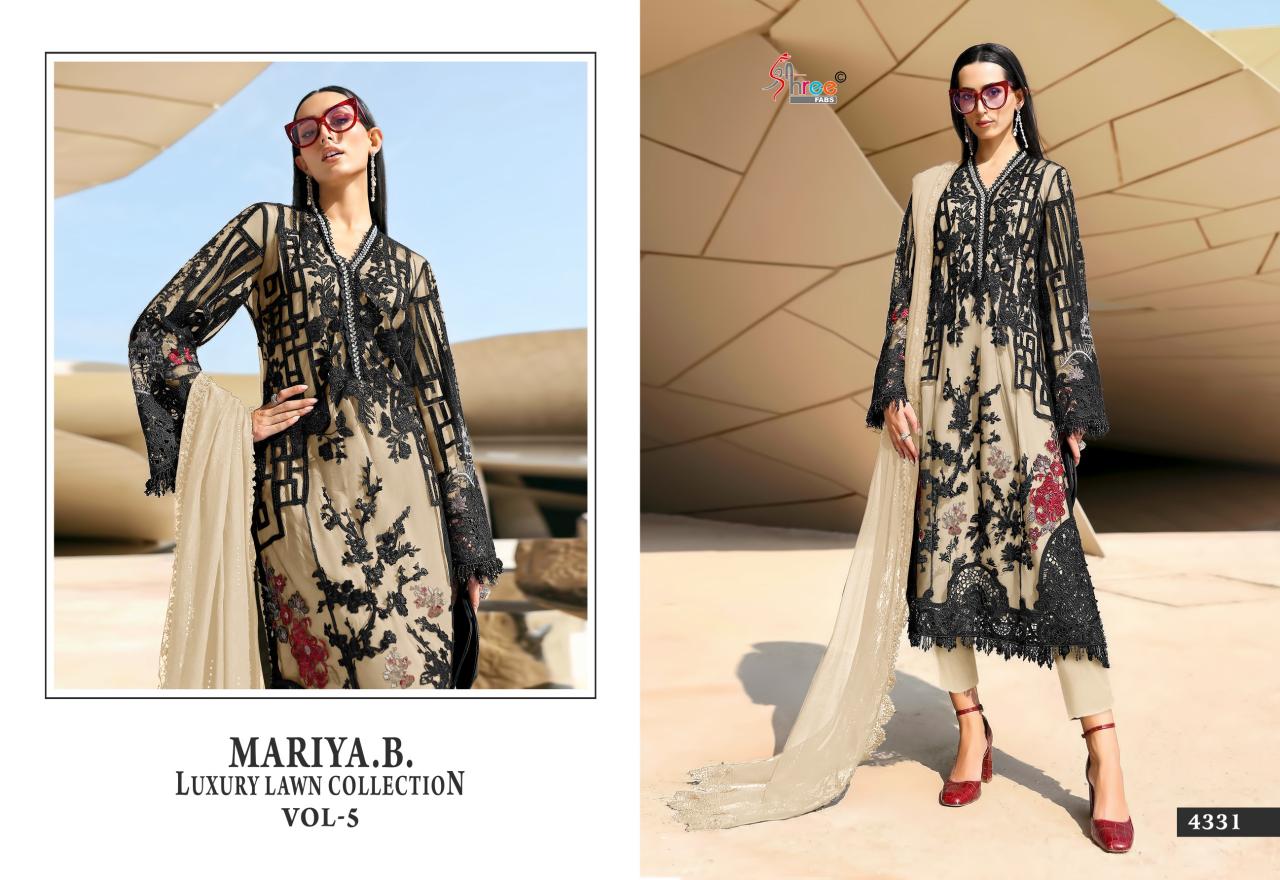 Shree fabs MARIYA.B.LUXURY LAWN COLLECTION VOL-5 Wholesale salwar kameez manufacturers in India