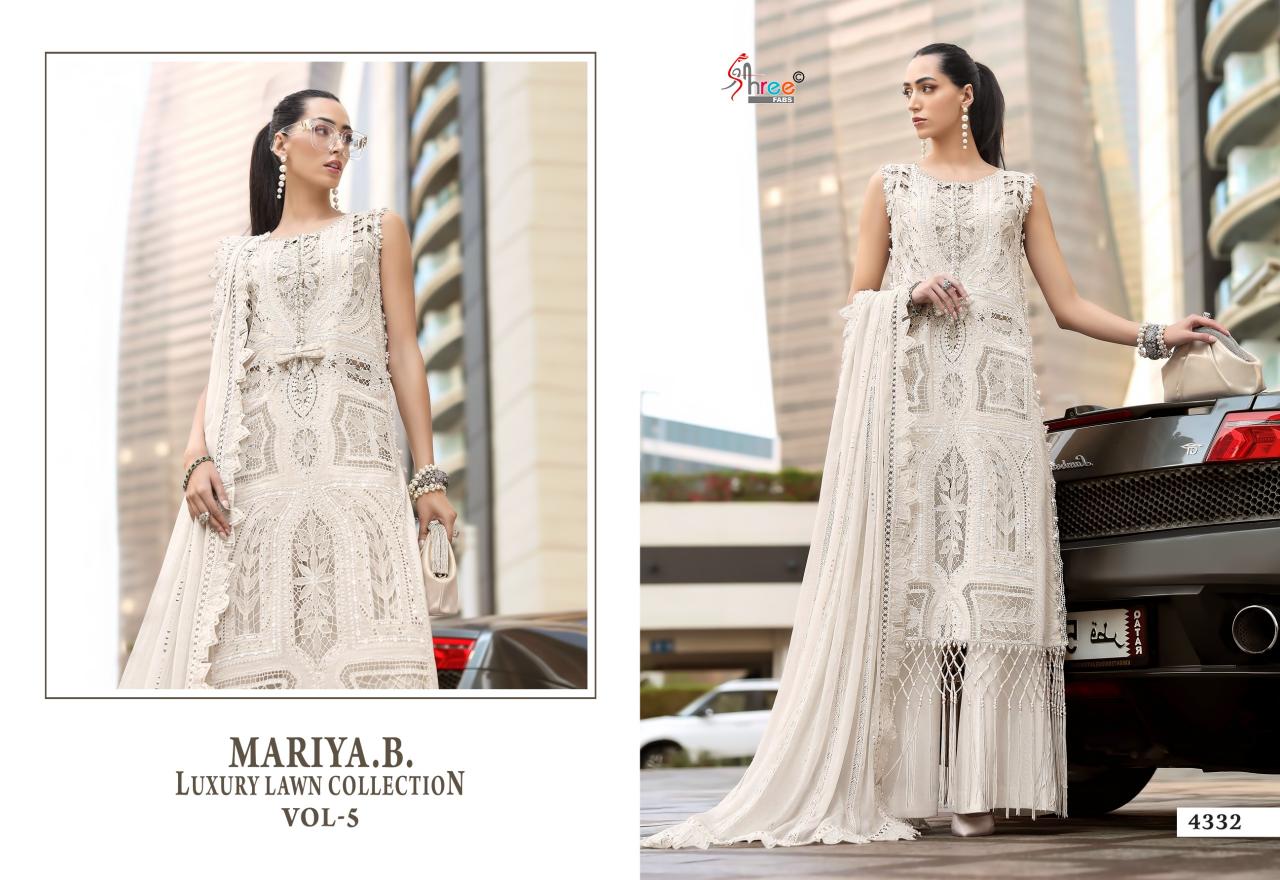Shree fabs MARIYA.B.LUXURY LAWN COLLECTION VOL-5 Wholesale salwar kameez manufacturers in India