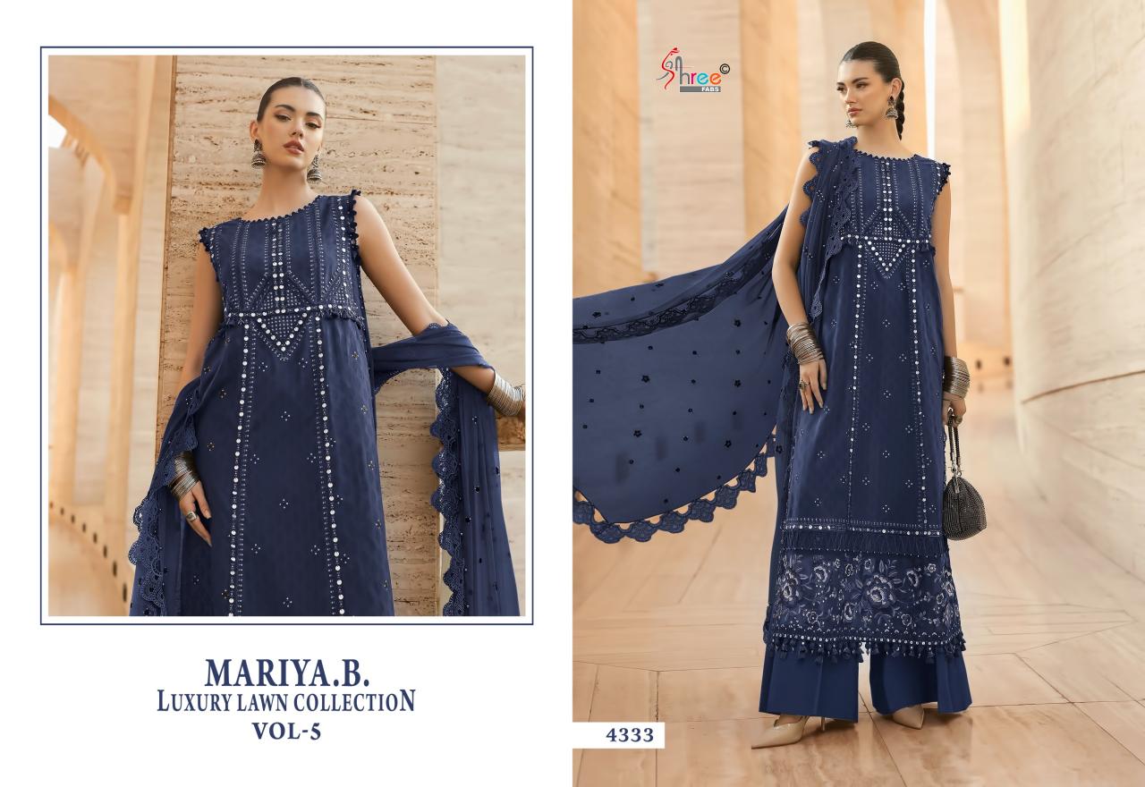 Shree fabs MARIYA.B.LUXURY LAWN COLLECTION VOL-5 Wholesale salwar kameez manufacturers in India
