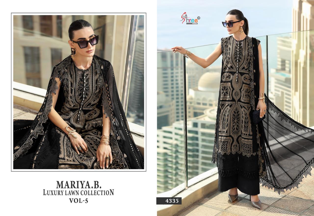 Shree fabs MARIYA.B.LUXURY LAWN COLLECTION VOL-5 Wholesale salwar kameez manufacturers in India