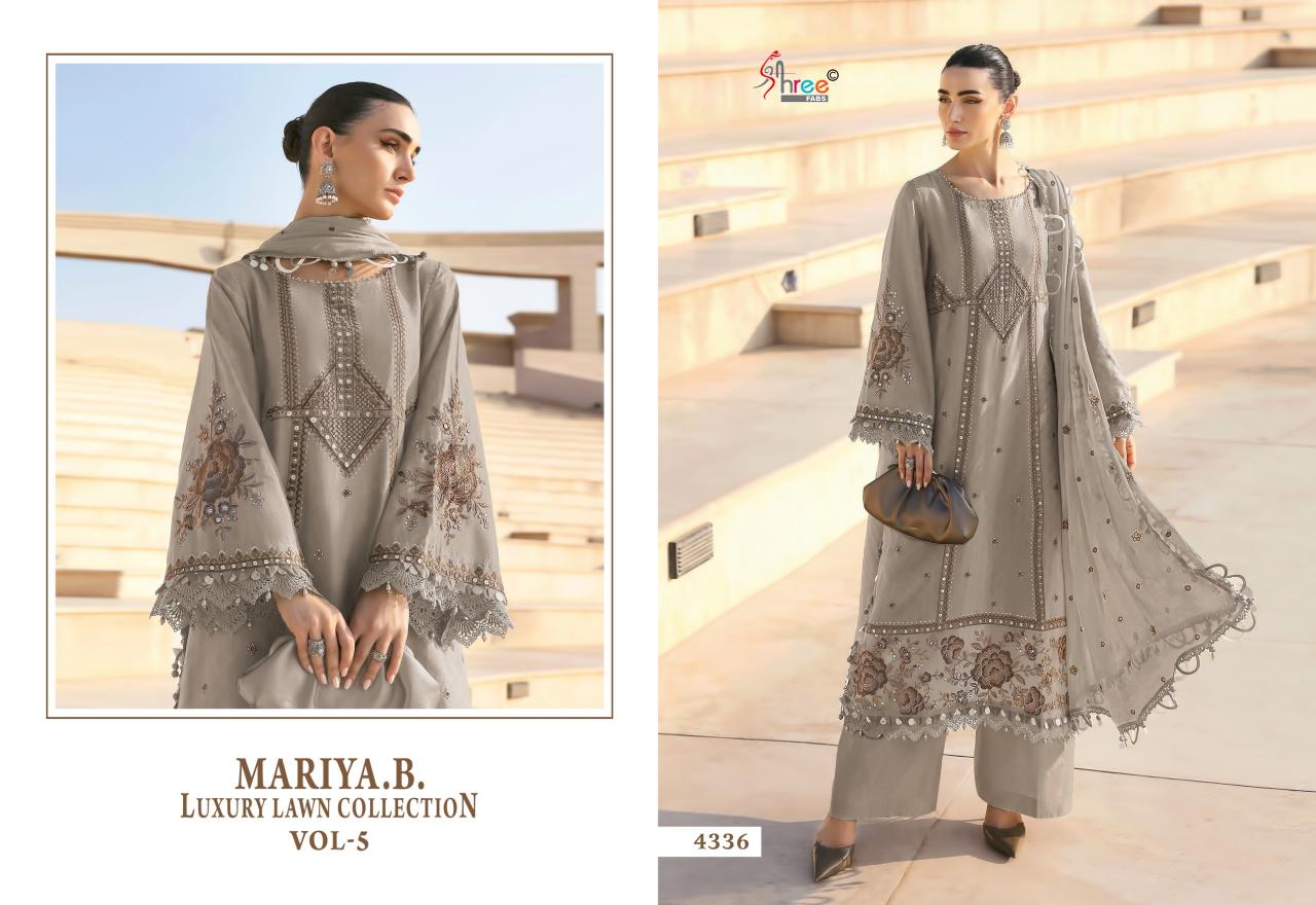 Shree fabs MARIYA.B.LUXURY LAWN COLLECTION VOL-5 Wholesale salwar kameez manufacturers in India