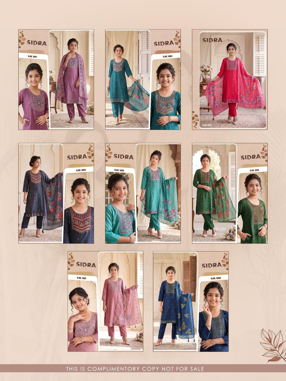 SIDRA KIDS WHOLESALE  3PCS 