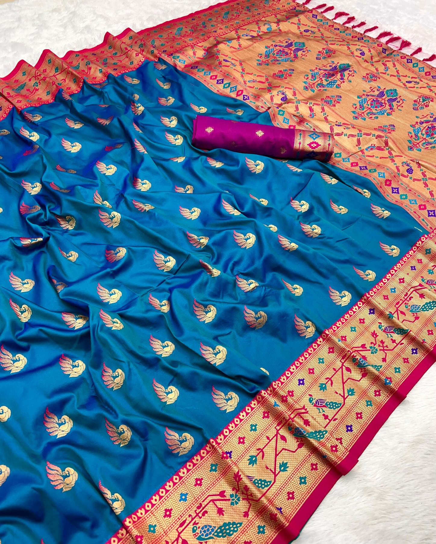 Sparkal Paithani Pune saree market