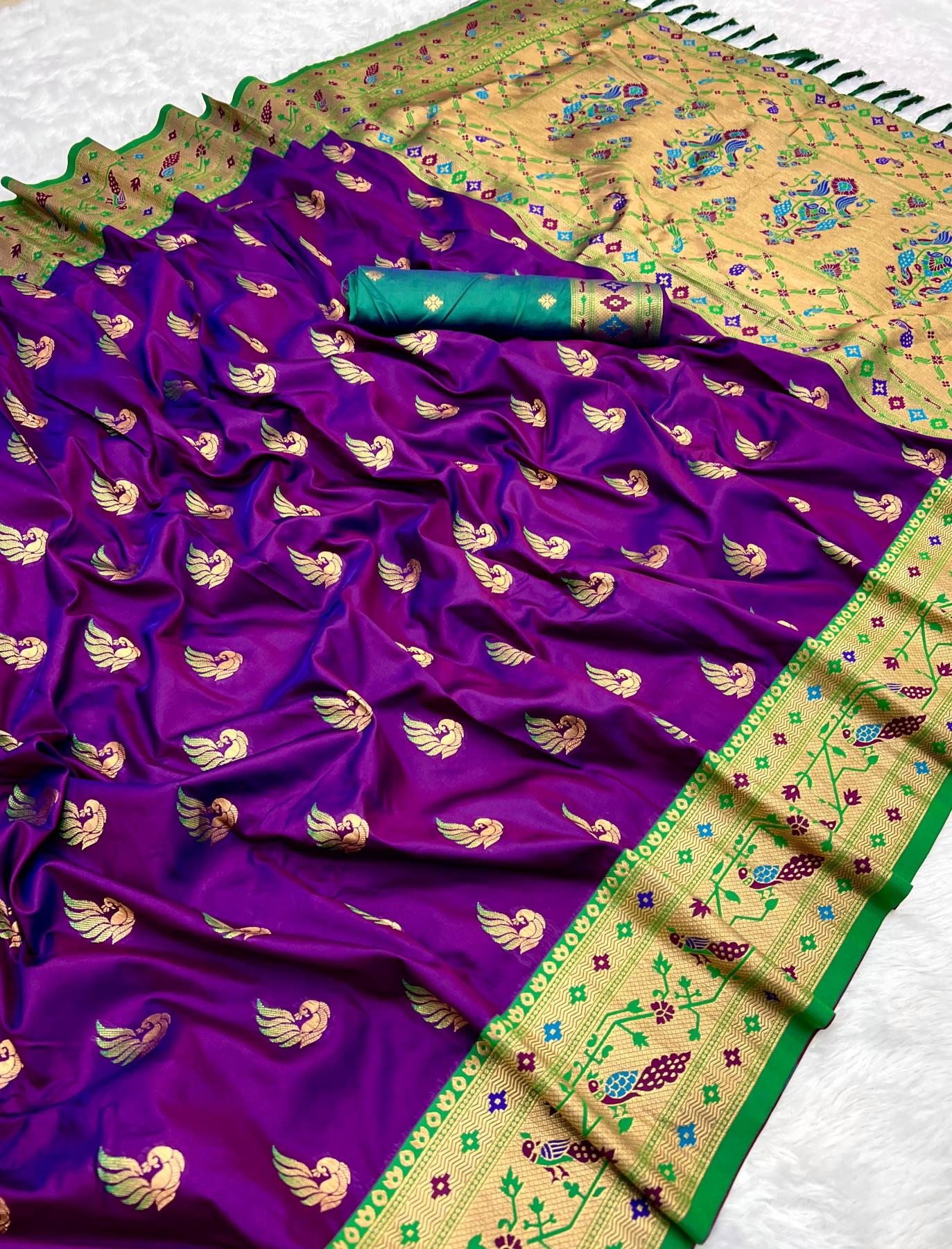 Sparkal Paithani Pune saree market
