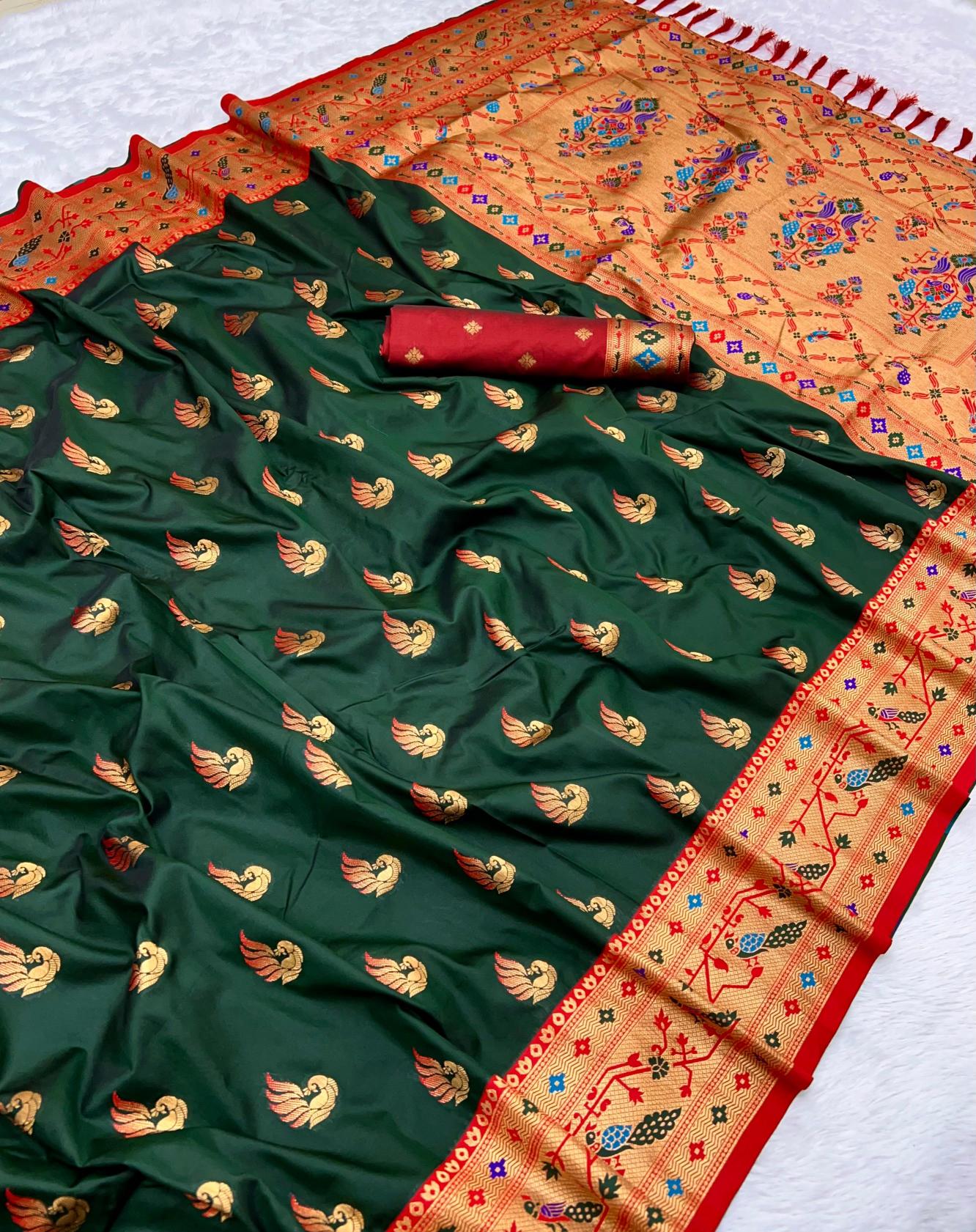 Sparkal Paithani Pune saree market