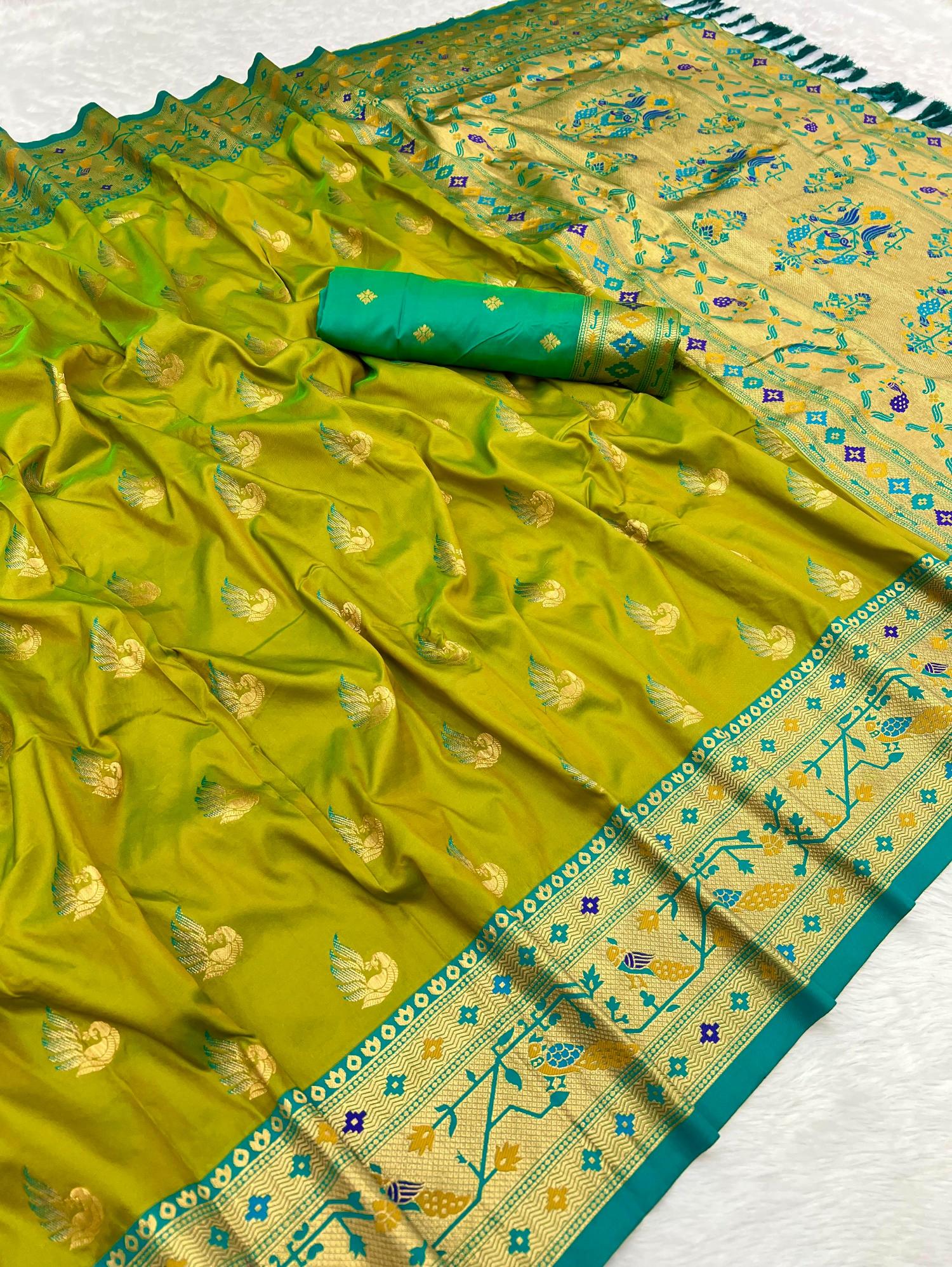 Sparkal Paithani Pune saree market