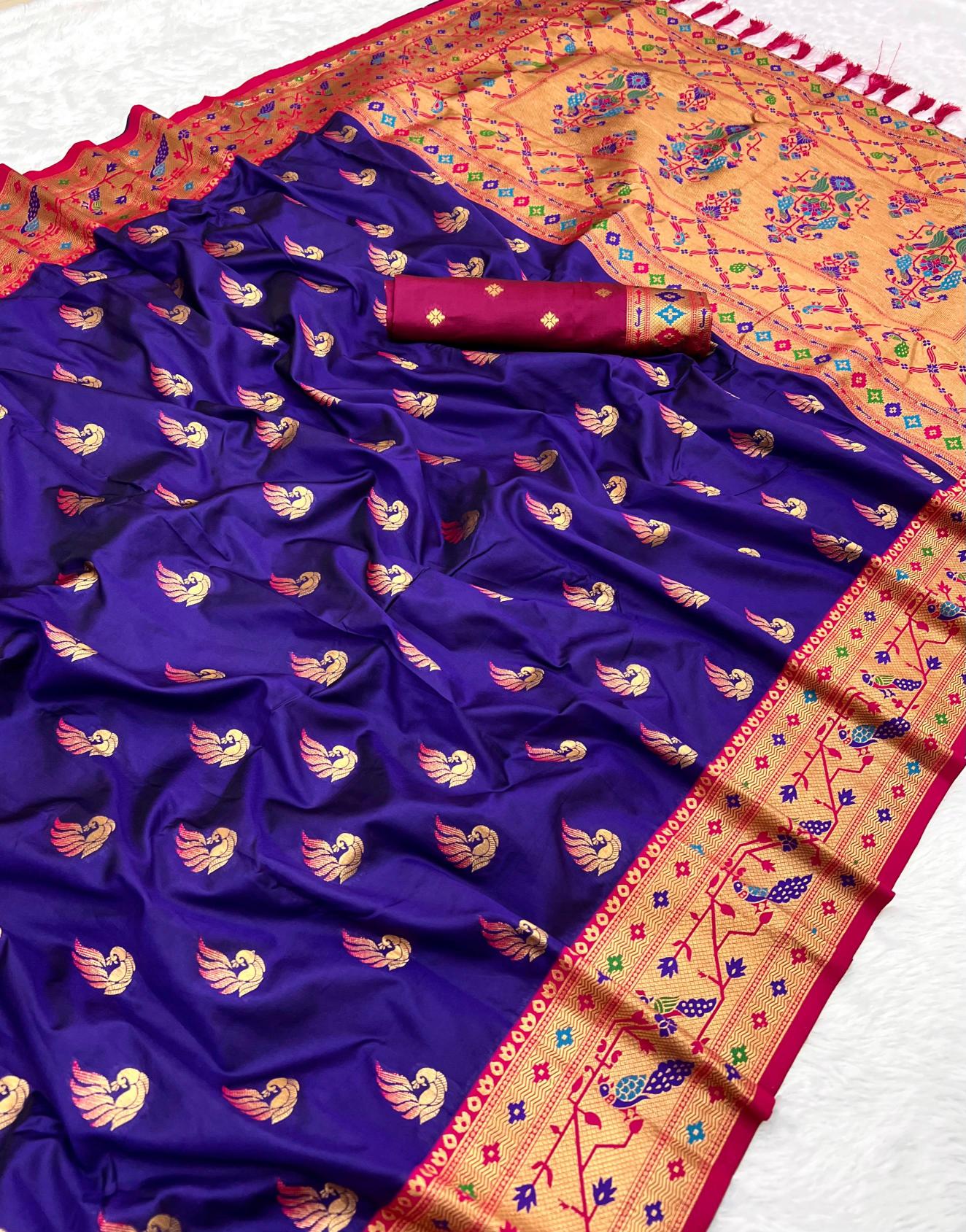 Sparkal Paithani Pune saree market