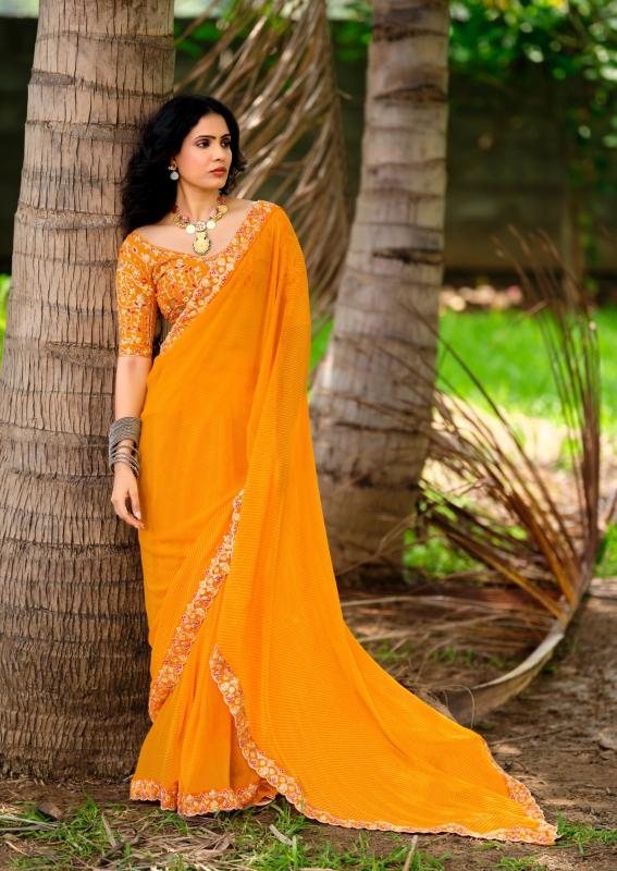 STAVAN Rajasthani Georgette Best saree wholesalers in Ahmedabad