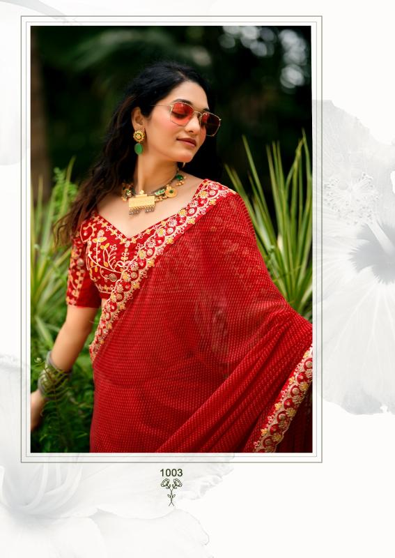 STAVAN Rajasthani Georgette Best saree wholesalers in Ahmedabad