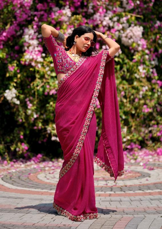 STAVAN Rajasthani Georgette Best saree wholesalers in Ahmedabad