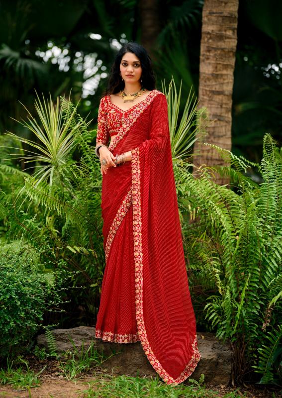 STAVAN Rajasthani Georgette Best saree wholesalers in Ahmedabad