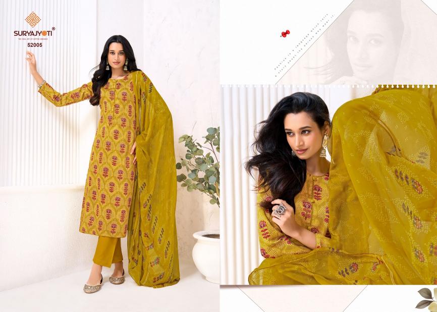 Suryajyoti Naishaa Vol-52 – Dress Material - Wholesale Catalog