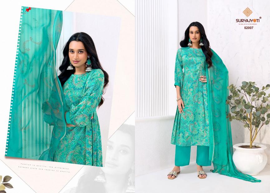 Suryajyoti Naishaa Vol-52 – Dress Material - Wholesale Catalog