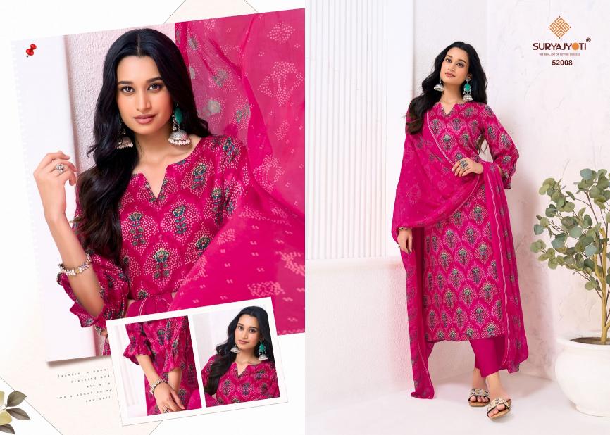 Suryajyoti Naishaa Vol-52 – Dress Material - Wholesale Catalog