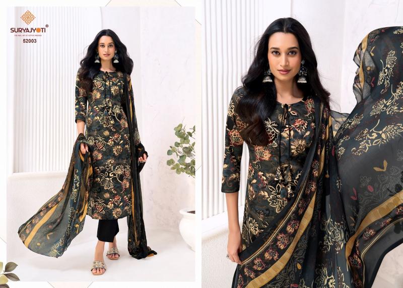 Suryajyoti Naishaa Vol-52 Wholesale dress materials in Surat