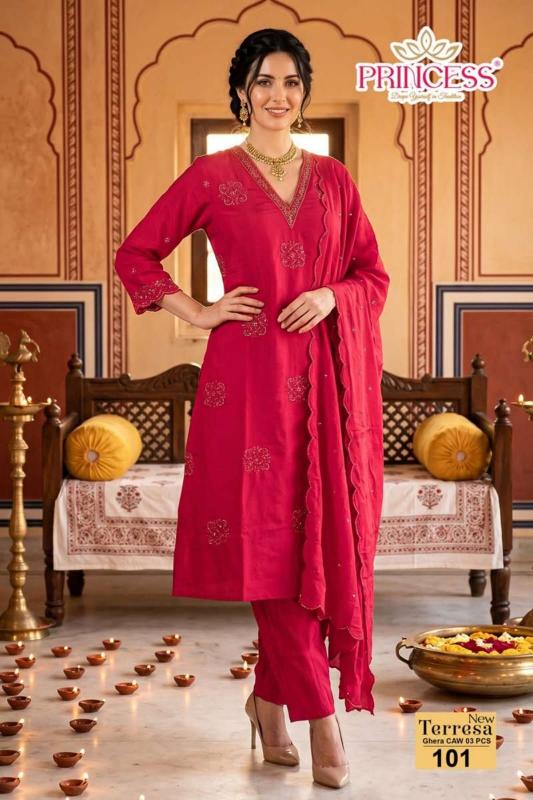 TERRESA ROMAN HEAVY SILK Wholesale kurti suppliers in Surat