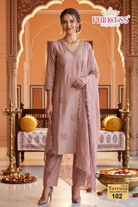TERRESA ROMAN HEAVY SILK Wholesale kurti suppliers in Surat