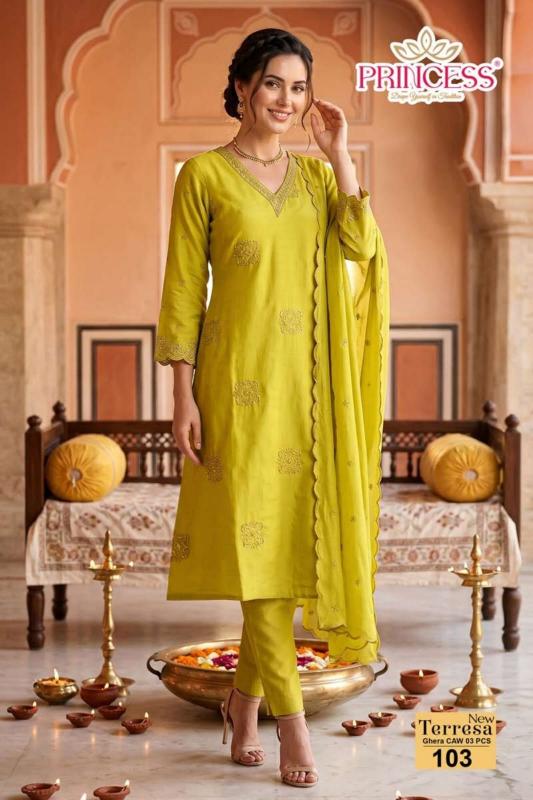 TERRESA ROMAN HEAVY SILK Wholesale kurti suppliers in Surat